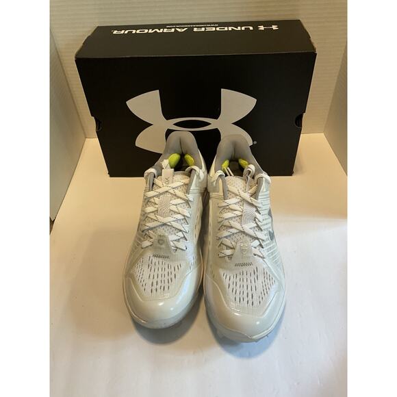 Under Armour Yard Low MT TPU Baseball Cleats White Size 6.5 Men’s New main image 2